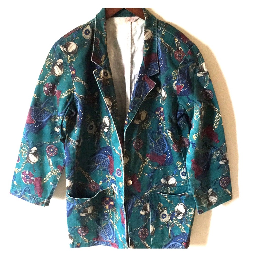 Early 90s denim blazer vintage